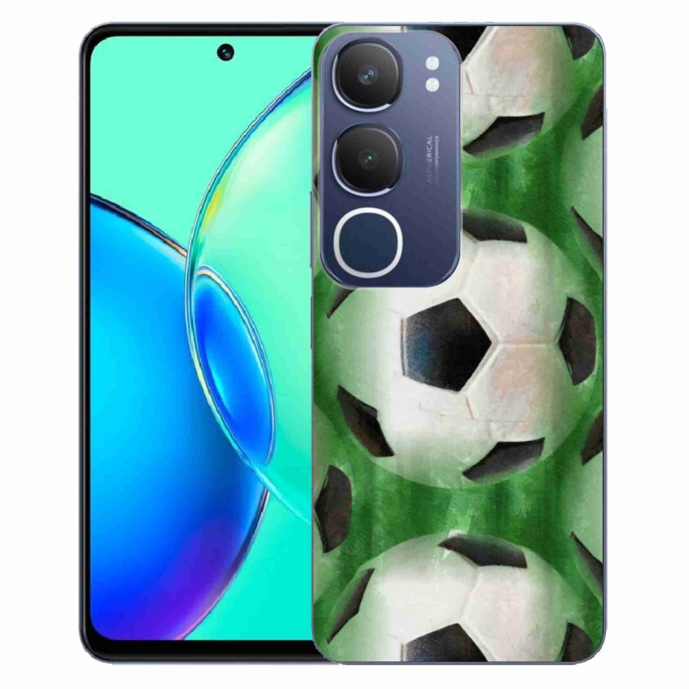 Gélový kryt mmCase na Vivo Y19s - futbalová lopta