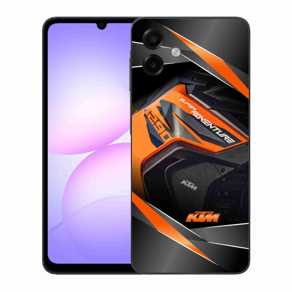 Gélový kryt mmCase na Samsung Galaxy A07 4G - motorka ktm