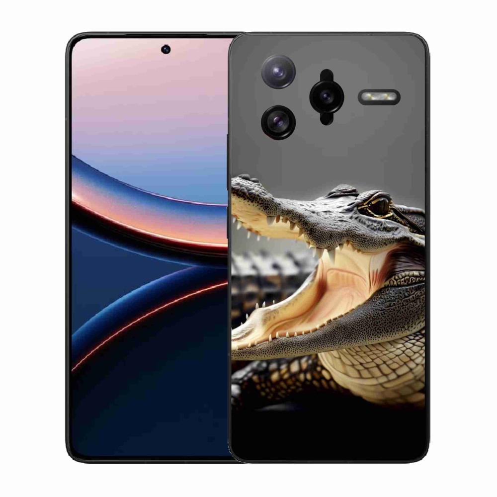 Gélový kryt mmCase na Xiaomi Poco F7 Ultra - krokodíl