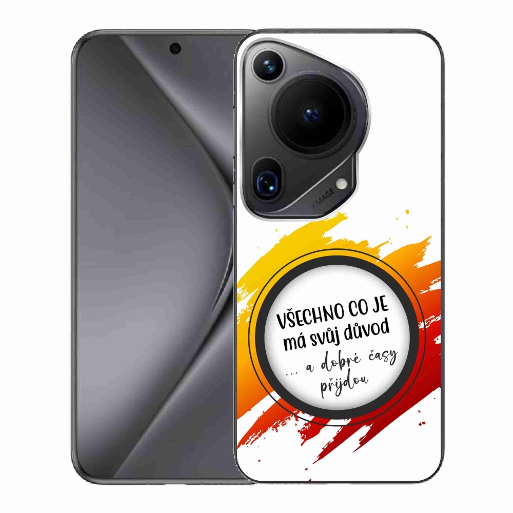 Gélový kryt mmCase na Huawei Pura 70 Ultra - citát 3 biele pozadie