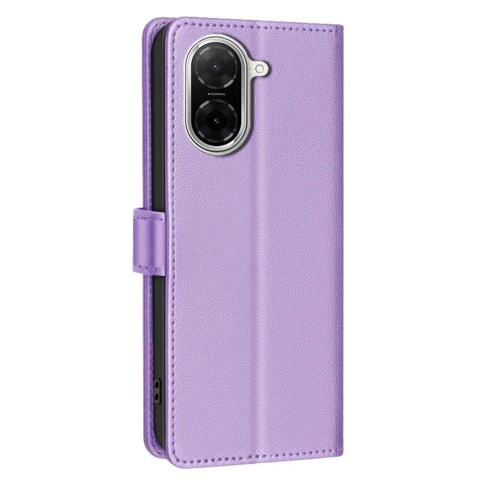 BINFEN knižkové puzdro na Xiaomi Redmi A5 (171.7x77.8x8.3mm) - fialové
