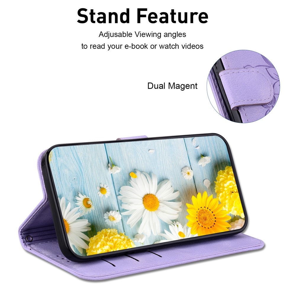 Lily knižkové púzdro na Xiaomi Redmi 15C 4G/5G (173mm) - fialové