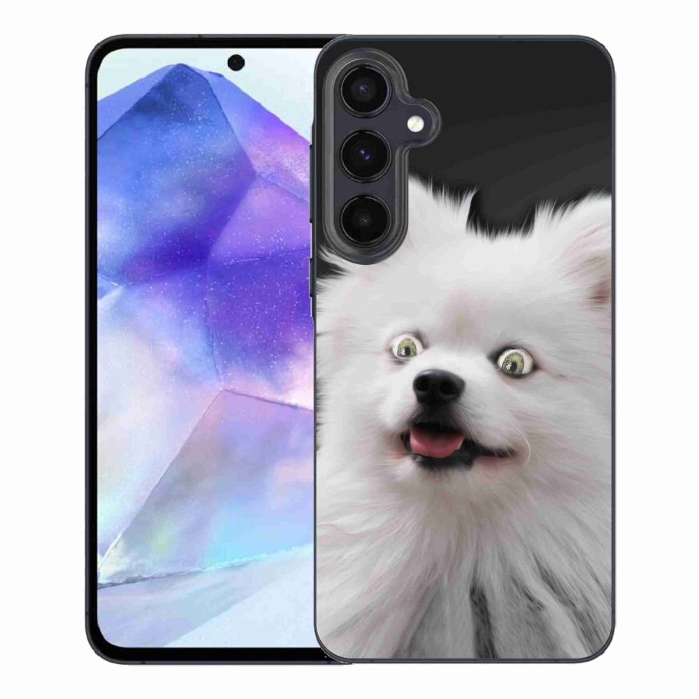 Gélový kryt mmCase na Samsung Galaxy A55 5G - biely špic