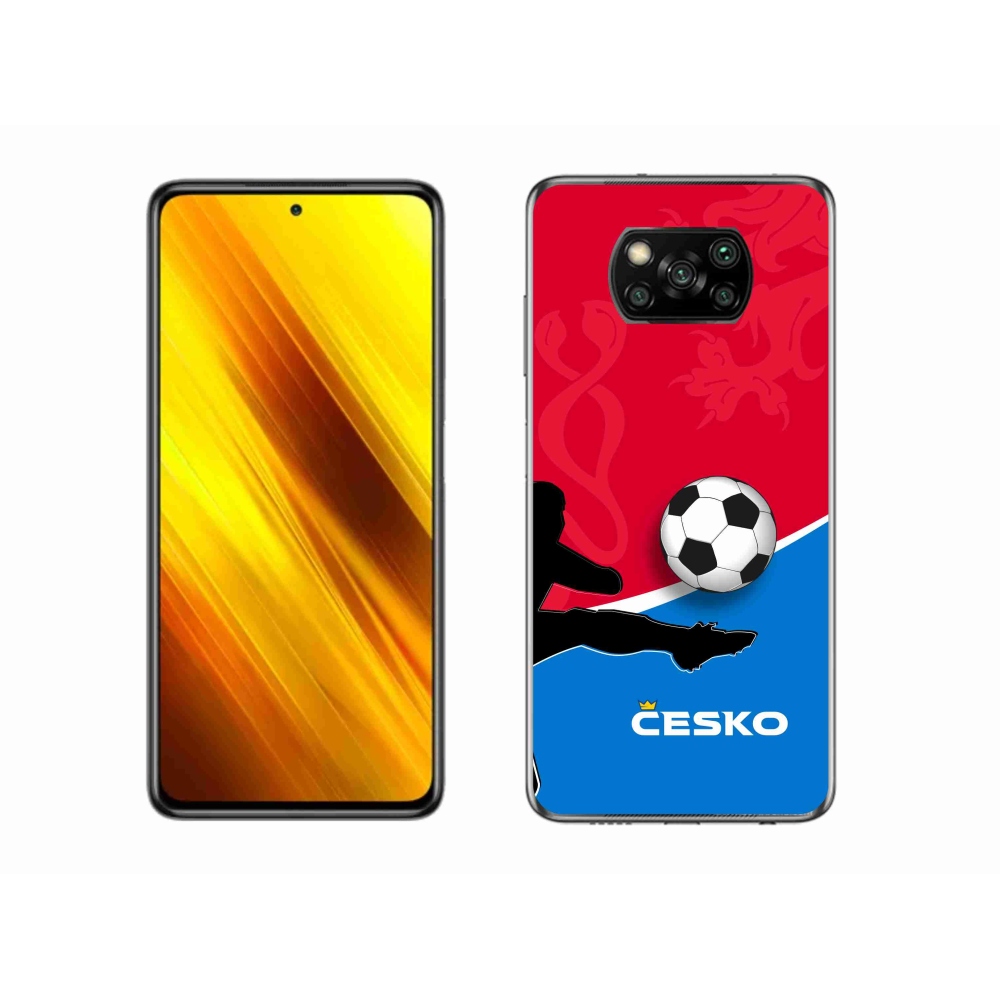 Gélový kryt mmCase na Xiaomi Poco X3 Pro - futbal Česko 2