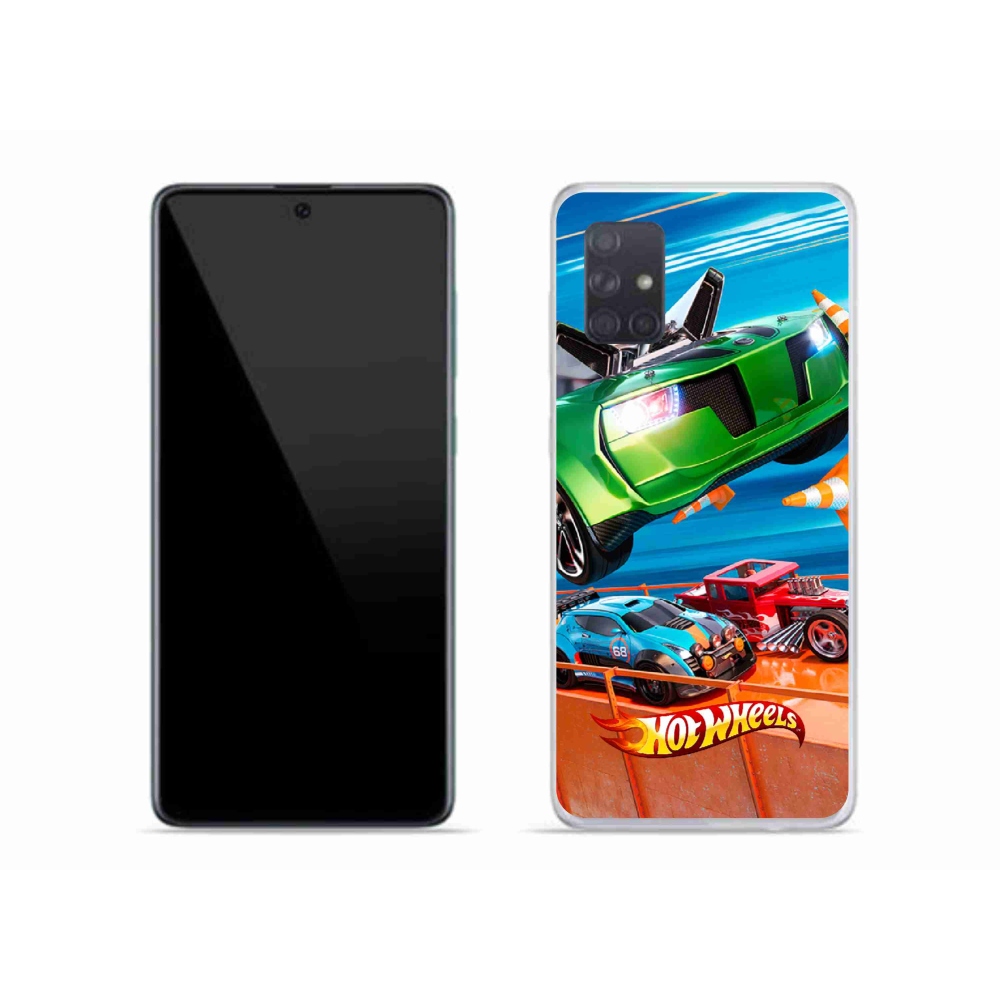 Gélový kryt mmCase na Samsung Galaxy A71 - hot wheels 1