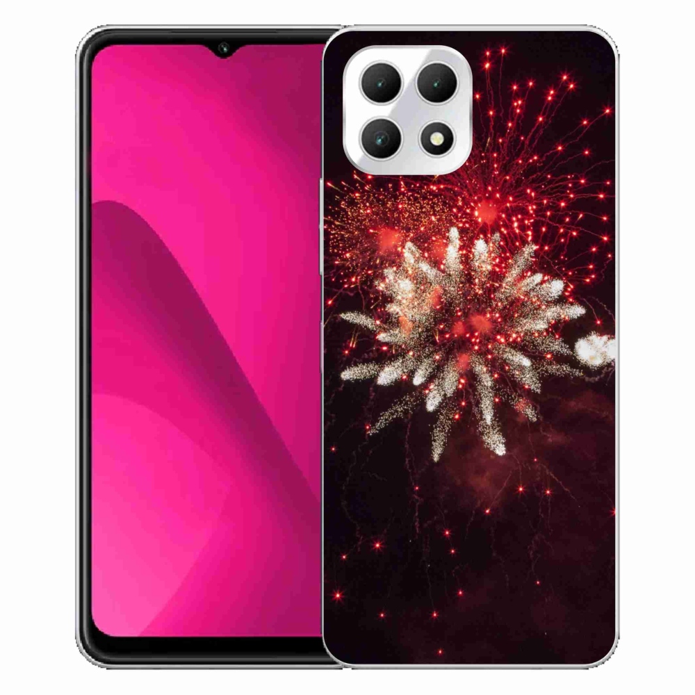 Gélový kryt mmCase na T-Mobile T Phone 2 - ohňostroj