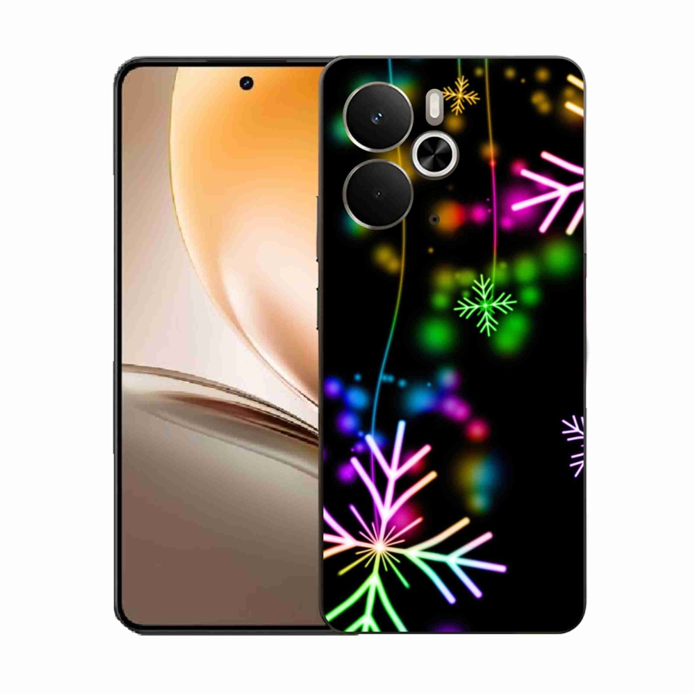 Gélový kryt mmCase na Realme 14 5G - farebné vločky