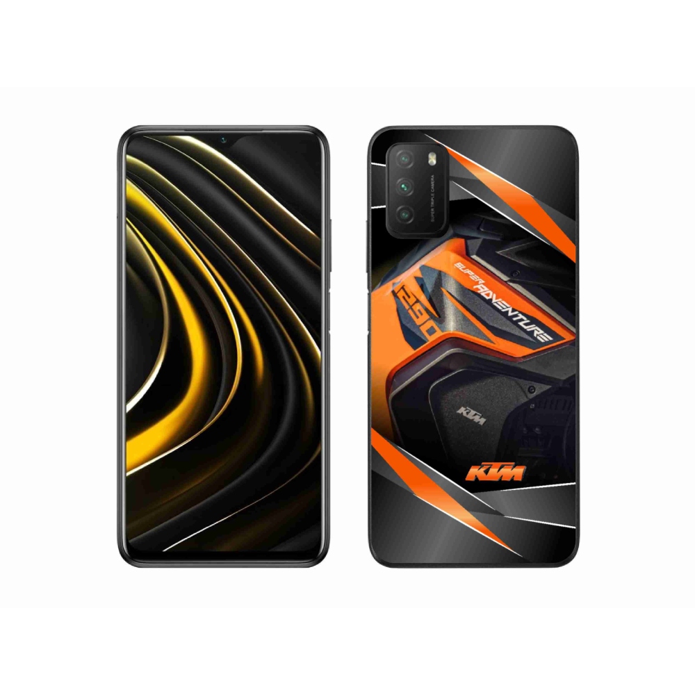 Gélový kryt mmCase na Xiaomi Poco M3 - motorka ktm