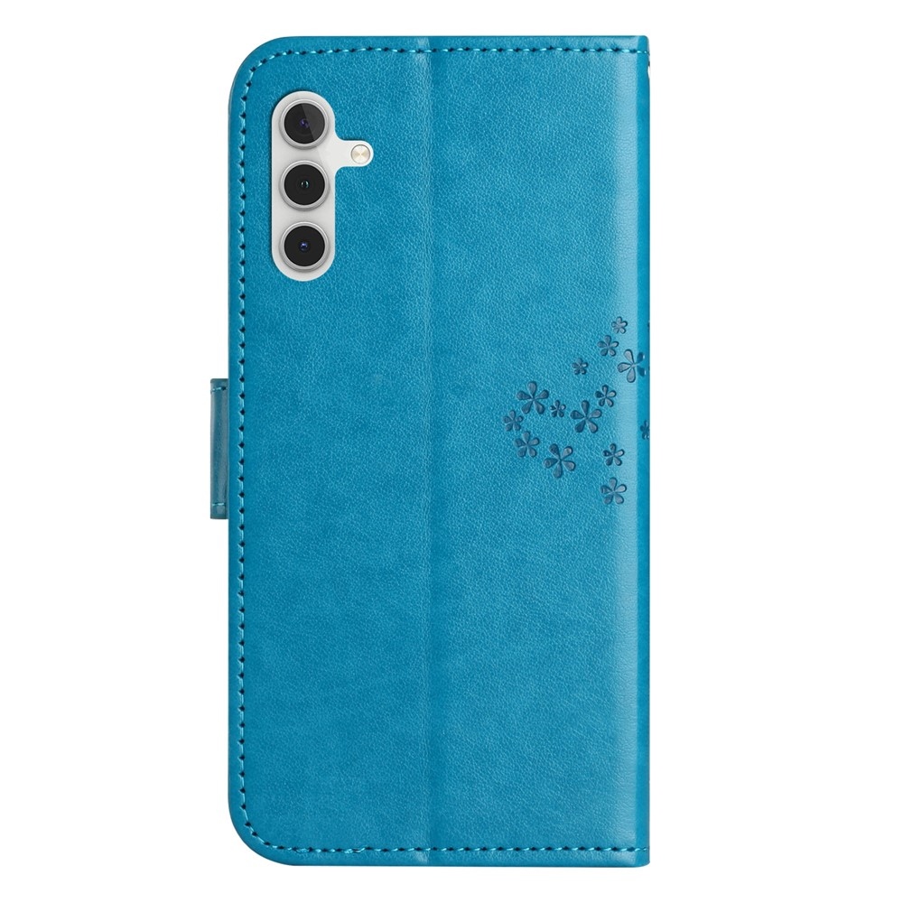 Tree knižkové púzdro na Samsung Galaxy S25 FE - modré