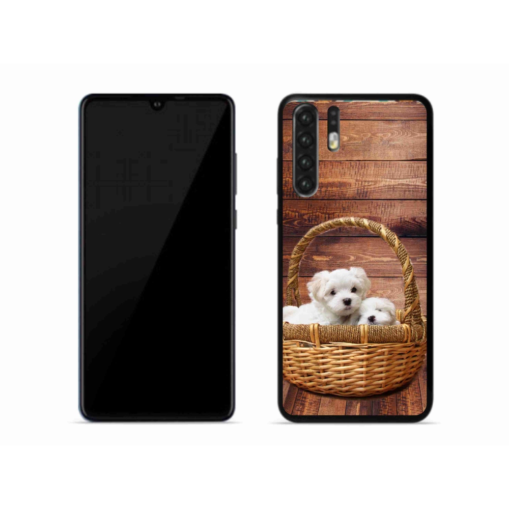 Gélový kryt mmCase na mobil Huawei P30 Pro - šteniatka