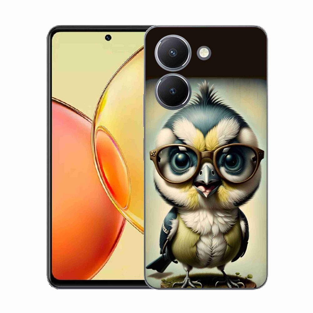 Gélový kryt mmCase na Vivo Y36 - mláďa s okuliarmi