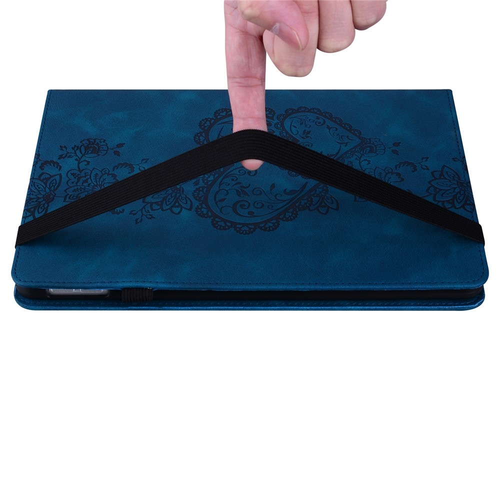 Heart zatváracie púzdro na tablet Xiaomi Redmi Pad SE 8.7 - modré