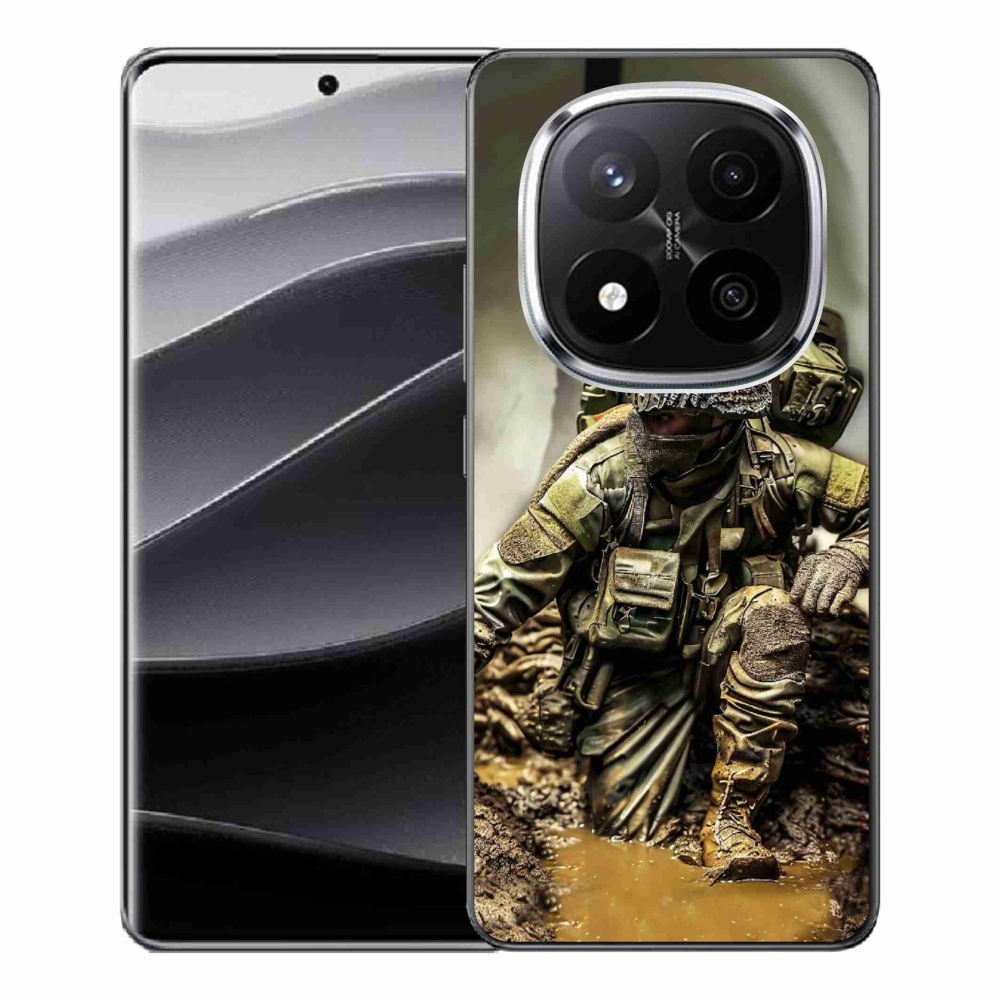 Gélový kryt mmCase na Xiaomi Redmi Note 14 Pro+ 5G - vojak