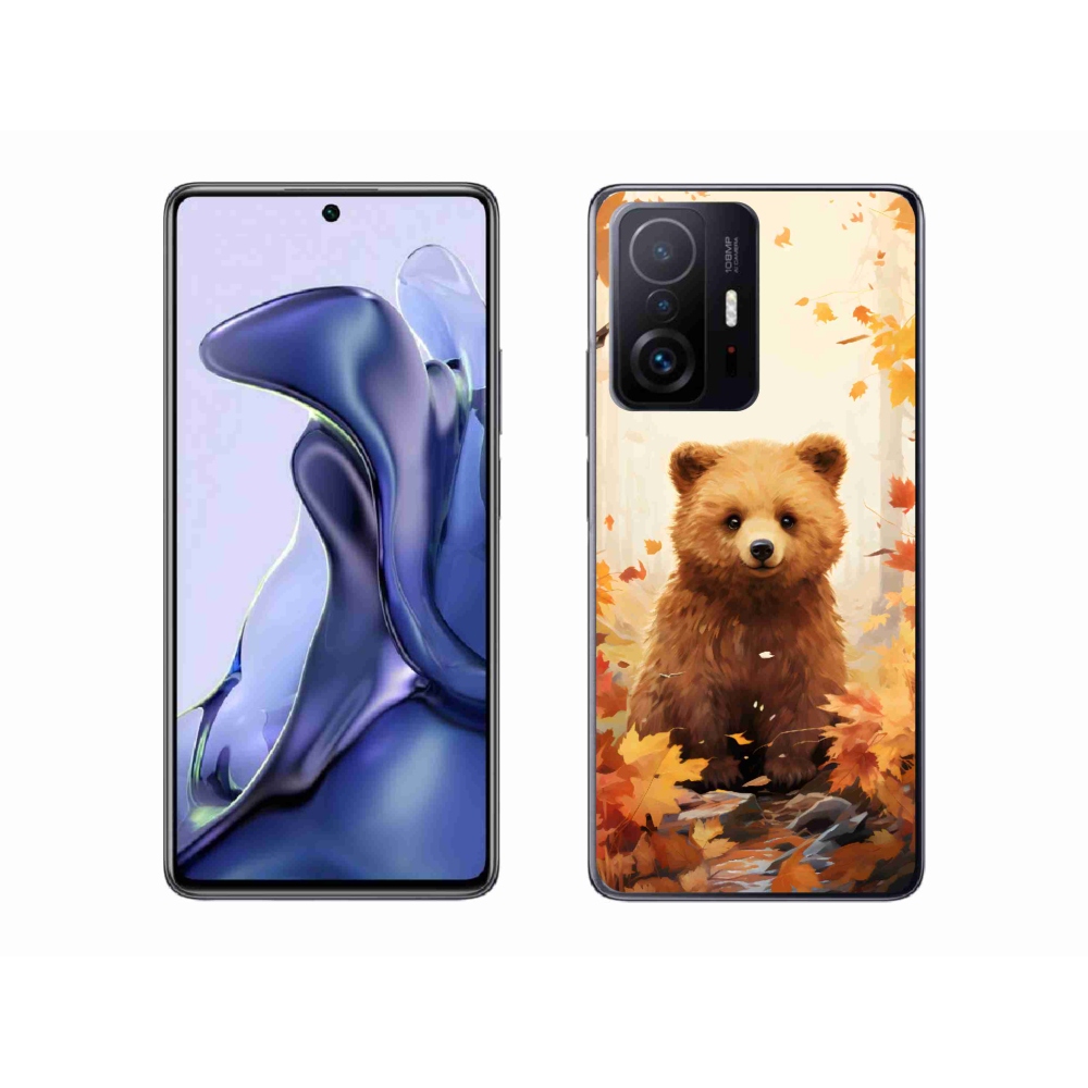 Gélový kryt mmCase na Xiaomi 11T - medveď v lese