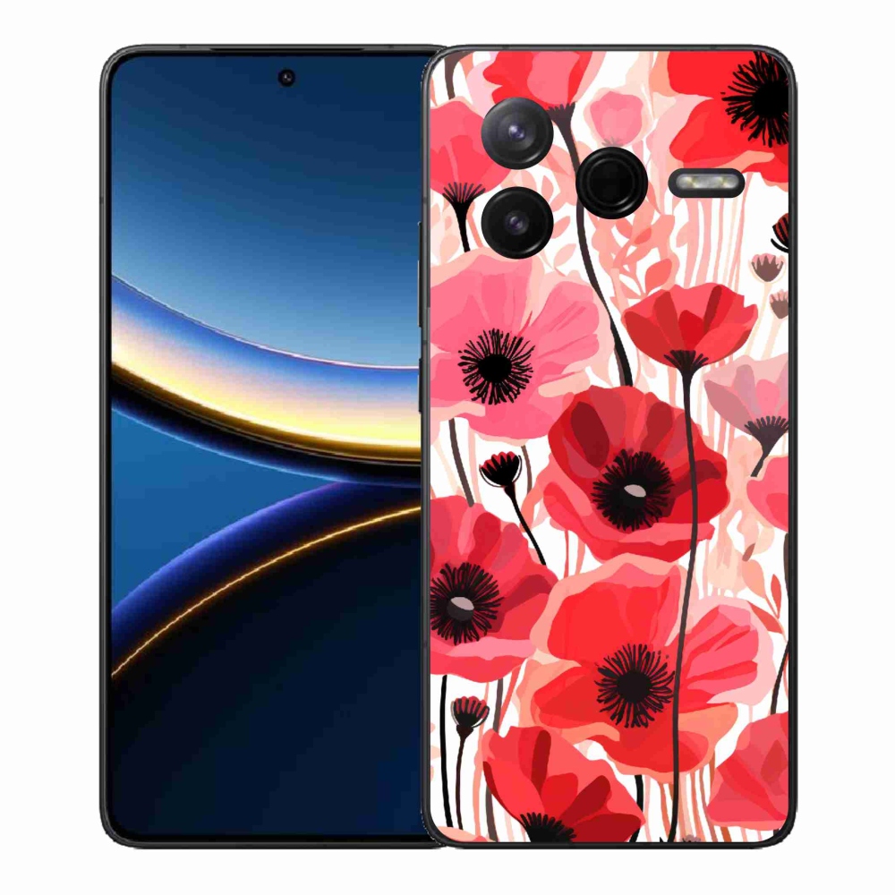 Gélový kryt mmCase na Xiaomi Poco F7 Pro - vlčí mak 1