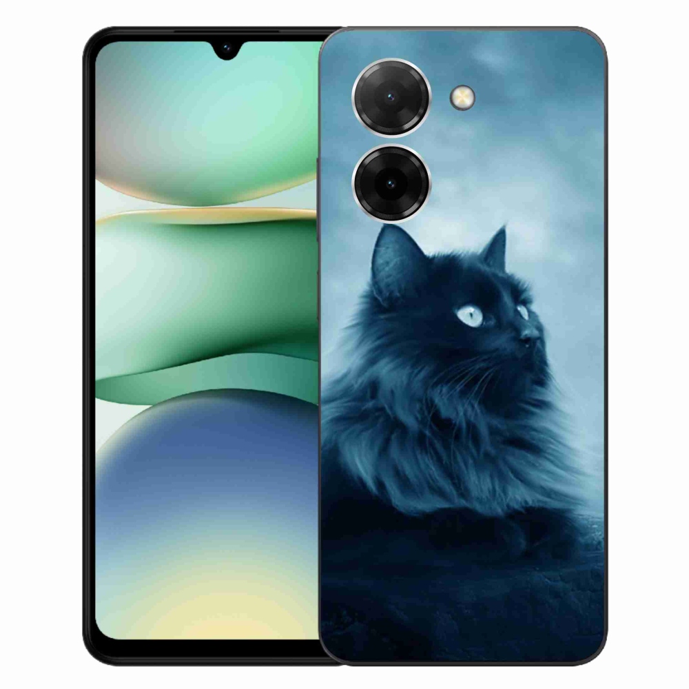 Gélový kryt mmCase na Xiaomi Redmi A5 (171.7x77.8x8.3mm) - čierna mačka 1
