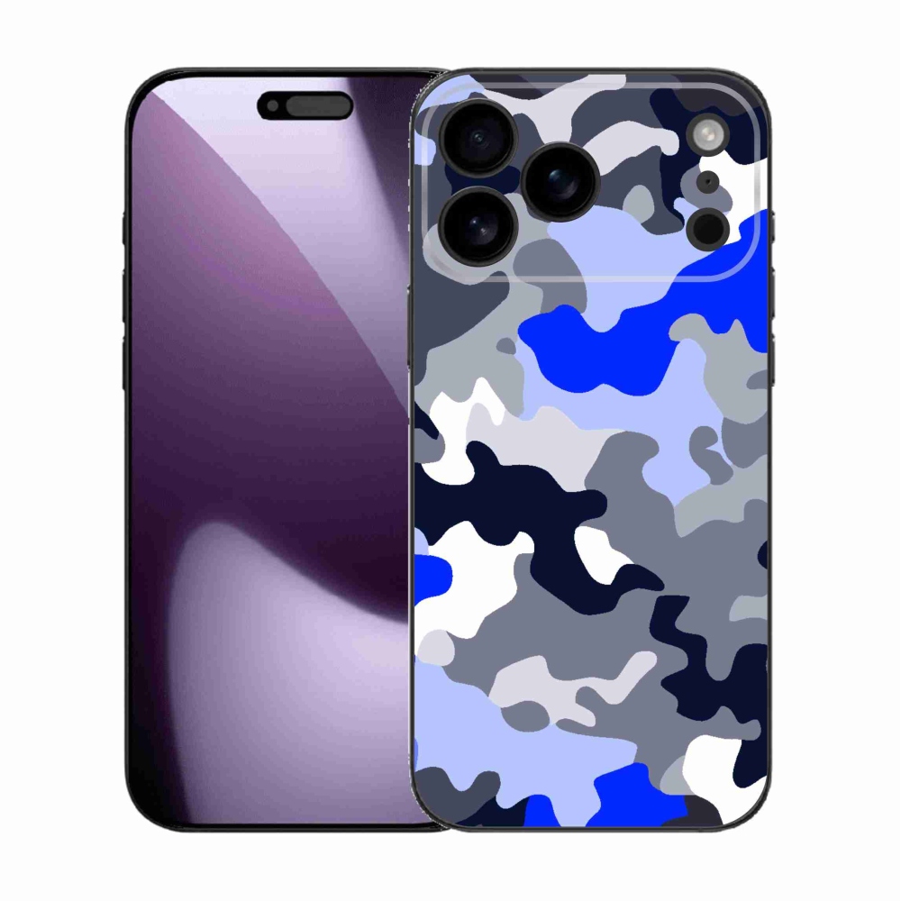 Gélový kryt mmCase na iPhone 17 Pro Max - maskáčový vzor 8