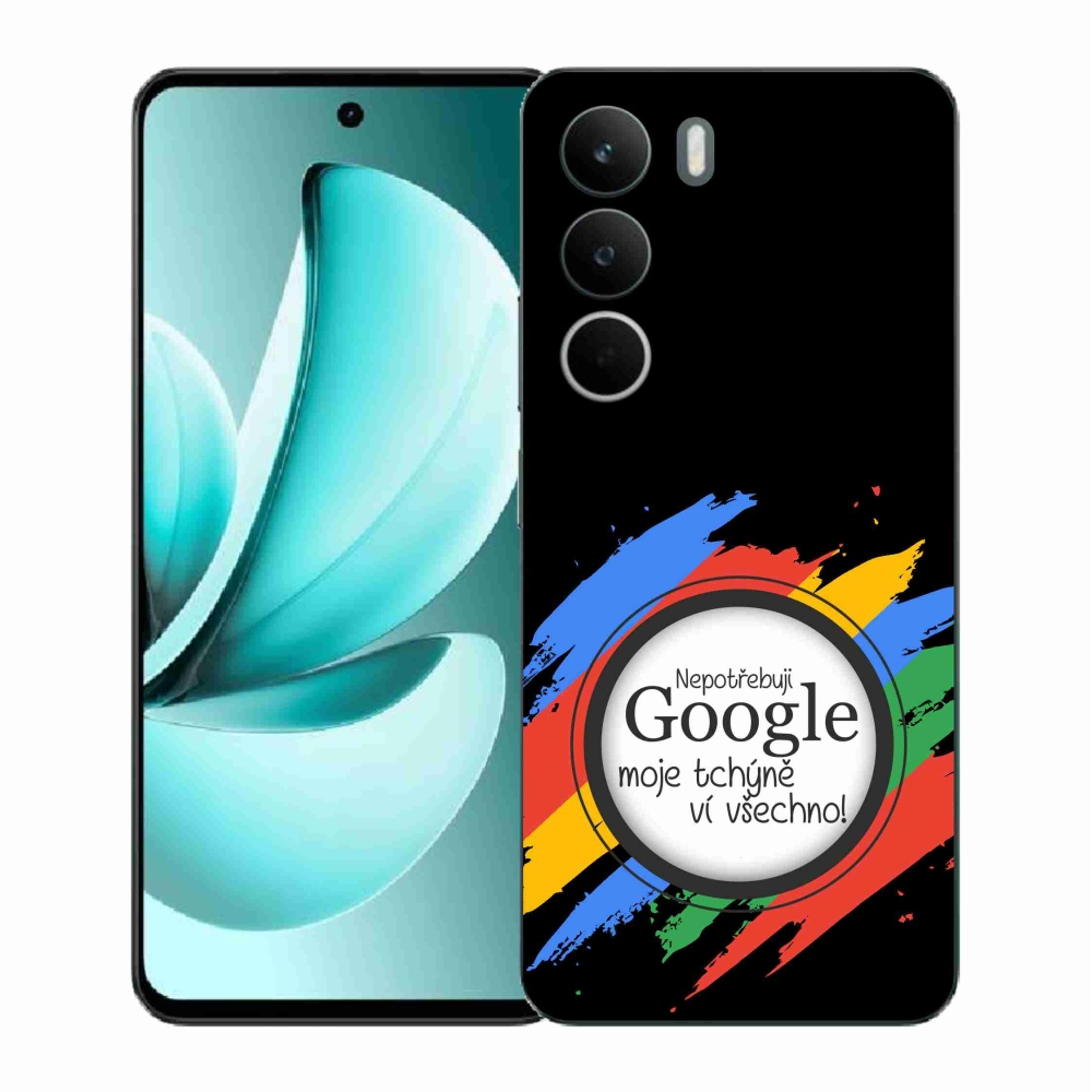 Gélový kryt mmCase na Realme C71 - svokra vie všetko čierne pozadie
