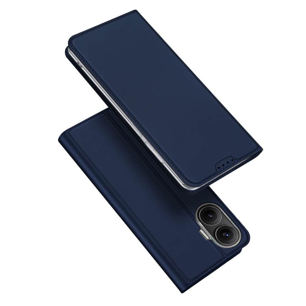 DUX knižkové puzdro na Xiaomi Poco F7 5G - tmavomodré