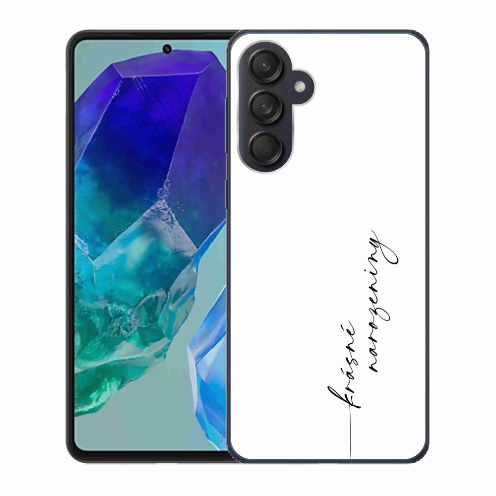 Gélový kryt mmCase na Samsung Galaxy M55 5G - krásne narodeniny biele pozadie