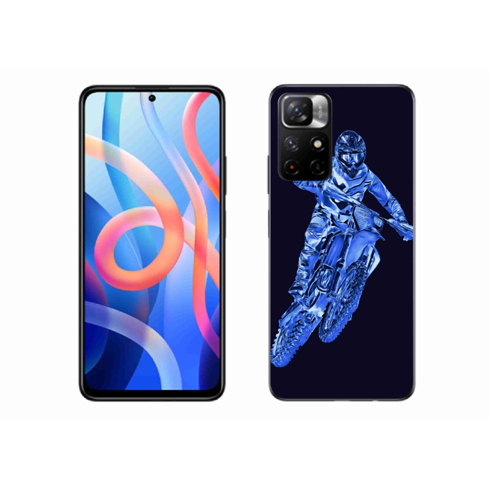 Gélový kryt mmCase na Xiaomi Redmi Note 11S 5G - motocross 1