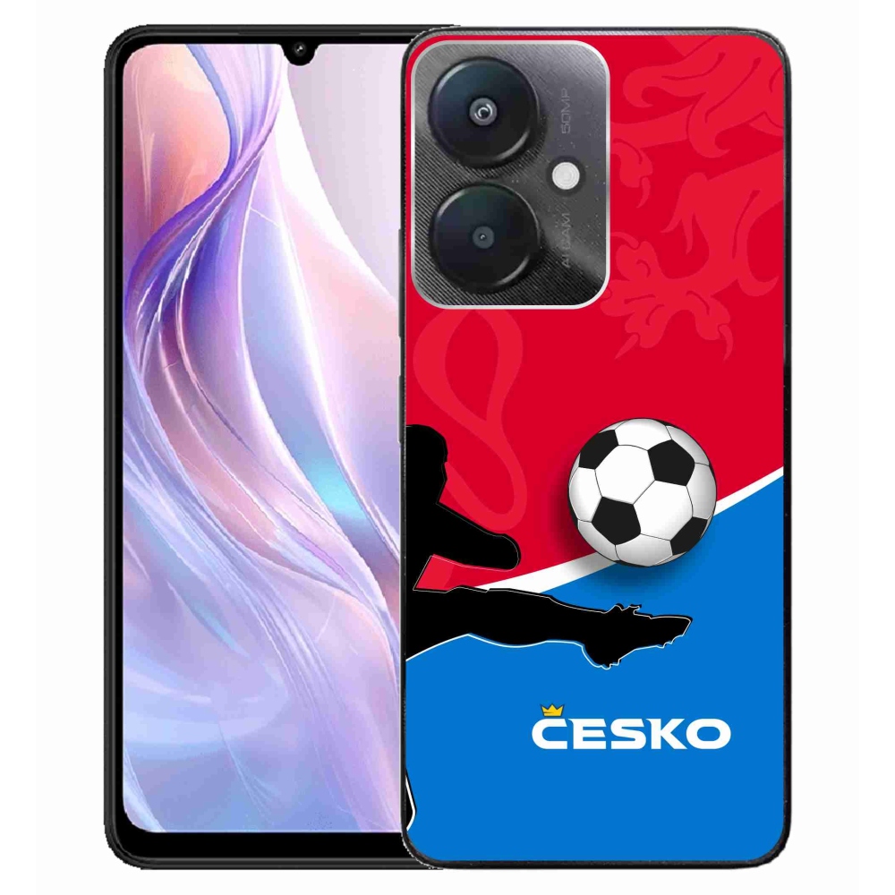 Gélový kryt mmCase na Xiaomi Redmi 13C 5G - futbal Česko 2