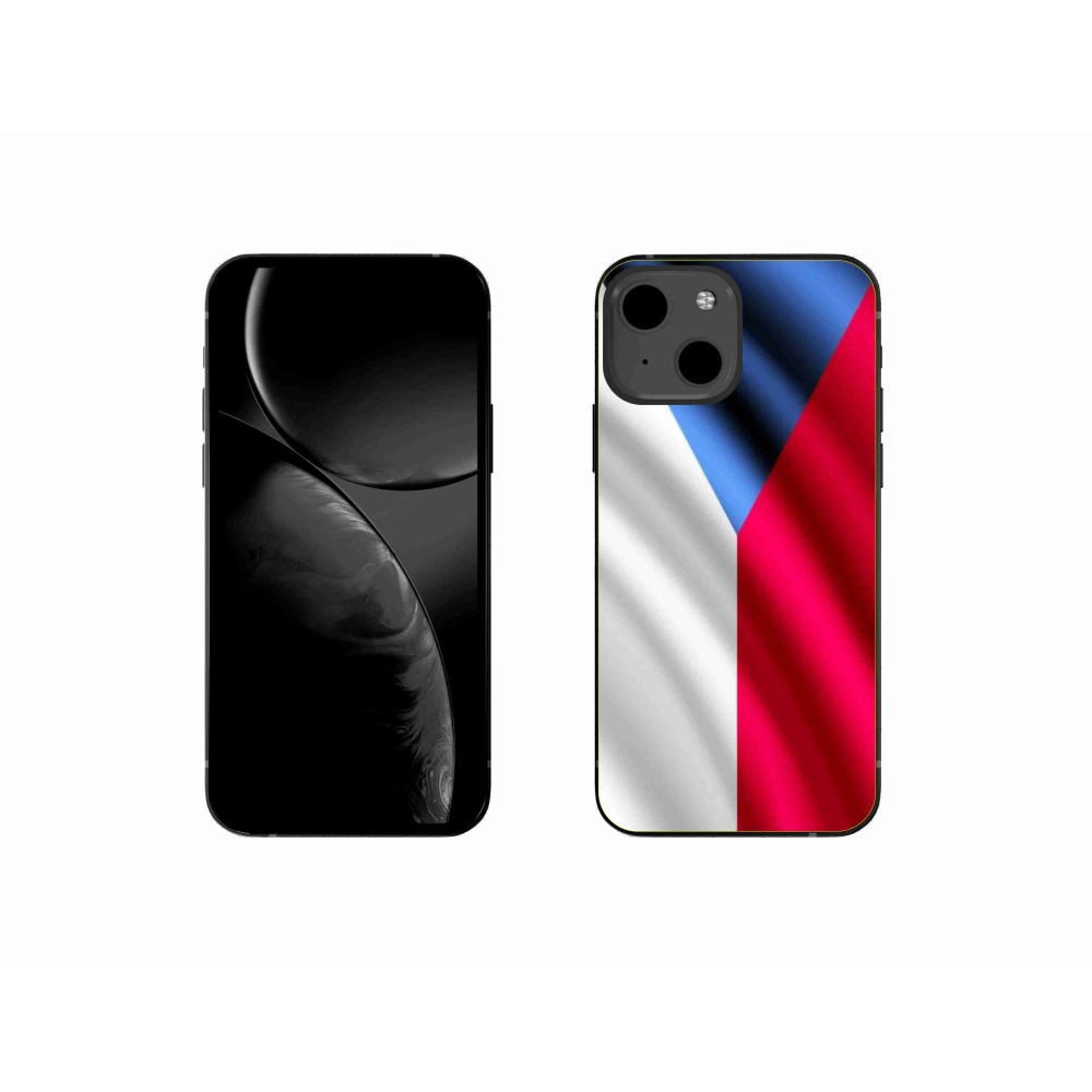 Gélový kryt mmCase na mobil iPhone 13 mini 5.4 - česká vlajka