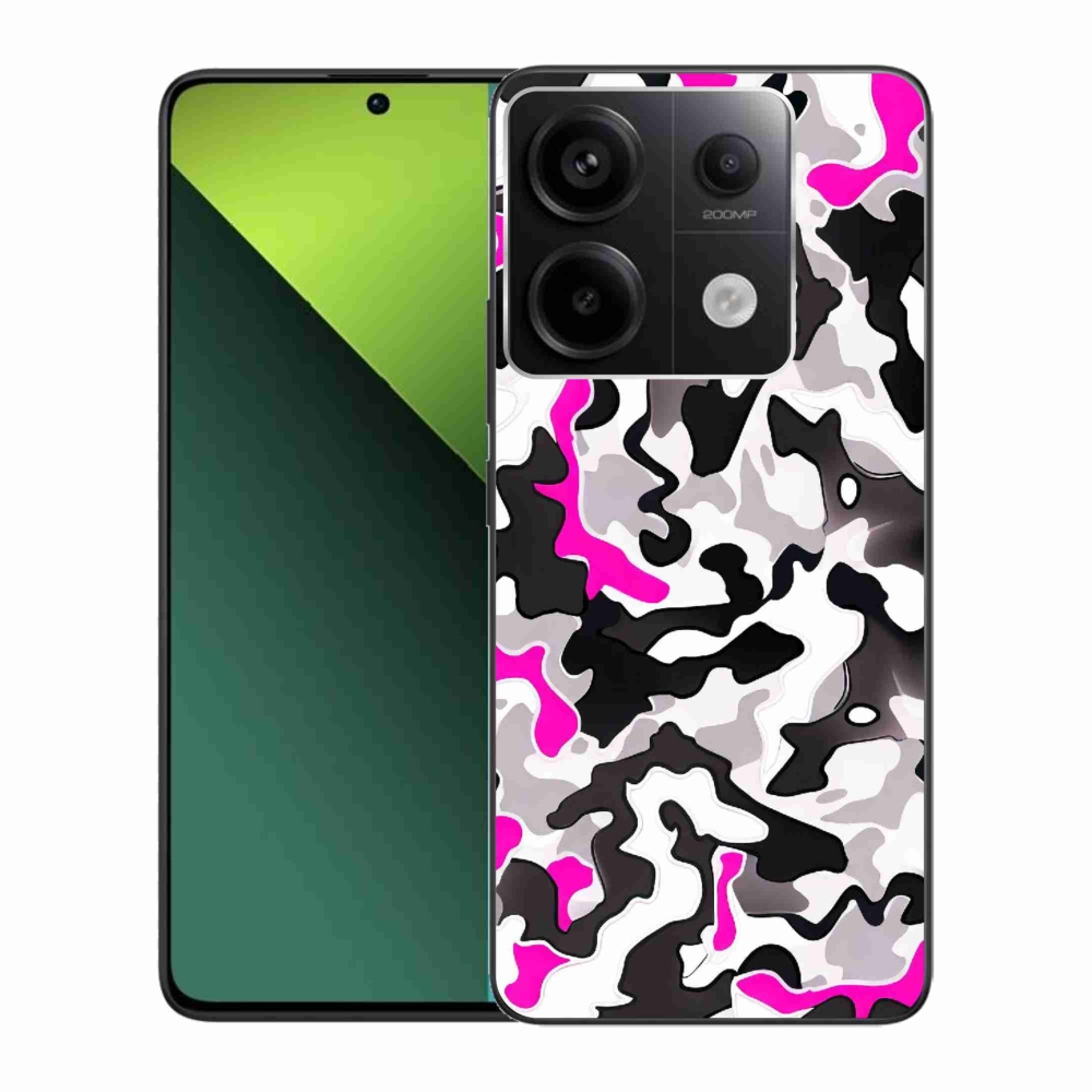 Gélový kryt mmCase na Xiaomi Redmi Note 13 Pro 5G/Poco X6 5G - maskáčový vzor 5