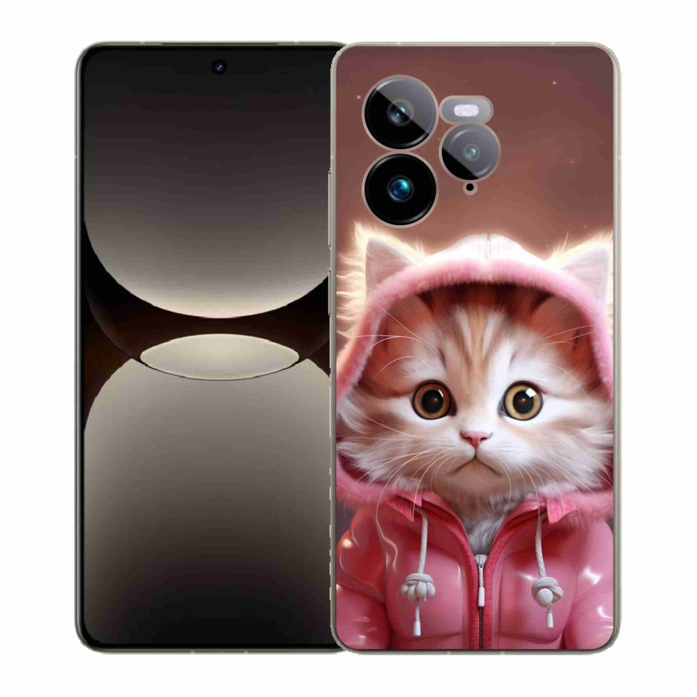 Gélový kryt mmCase na Realme GT 7 Pro 5G - roztomilé mačiatko 3