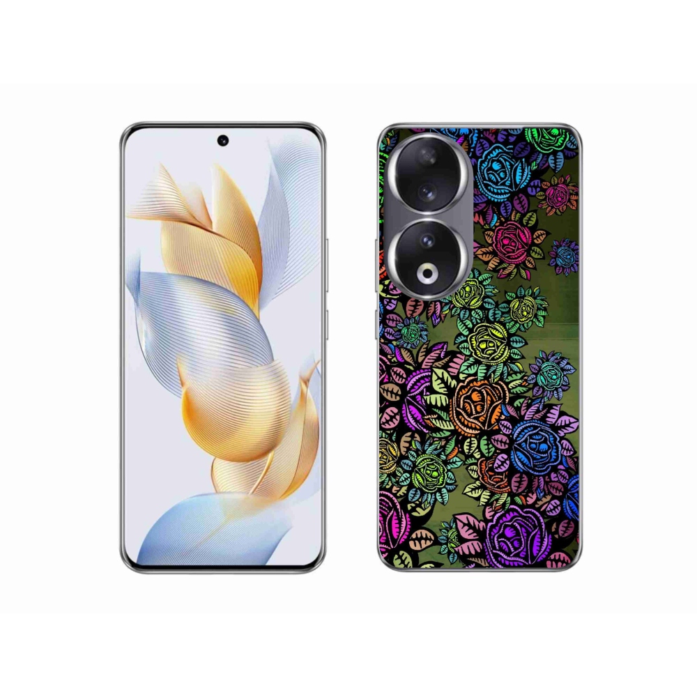 Gélový kryt mmCase na Honor 90 - kvety 6