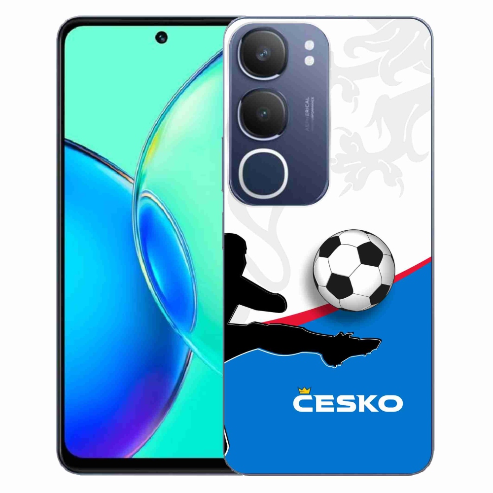 Gélový kryt mmCase na Vivo Y19s - futbal Česko 3