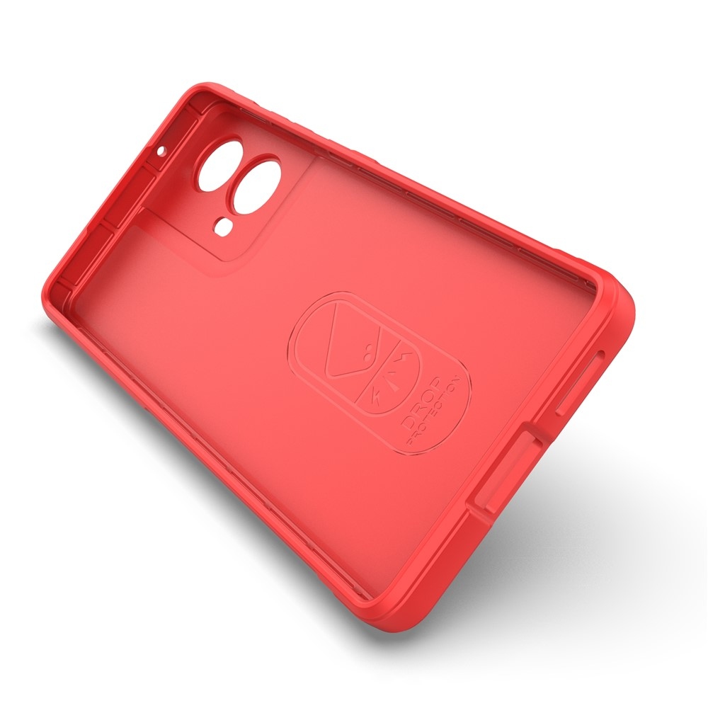Rugg odolný gélový obal na Motorola Moto G85 5G - červený