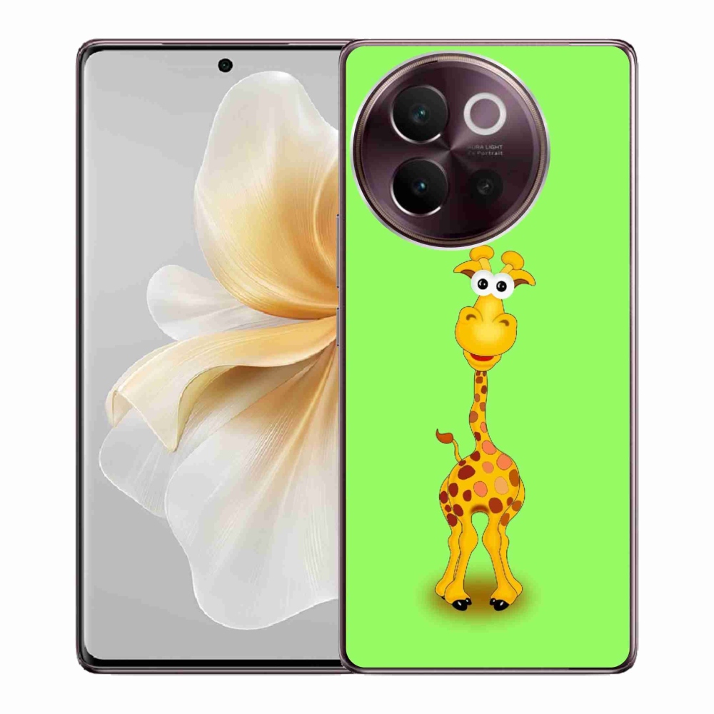Gélový kryt mmCase na Vivo V40 Lite 5G - kreslená žirafa