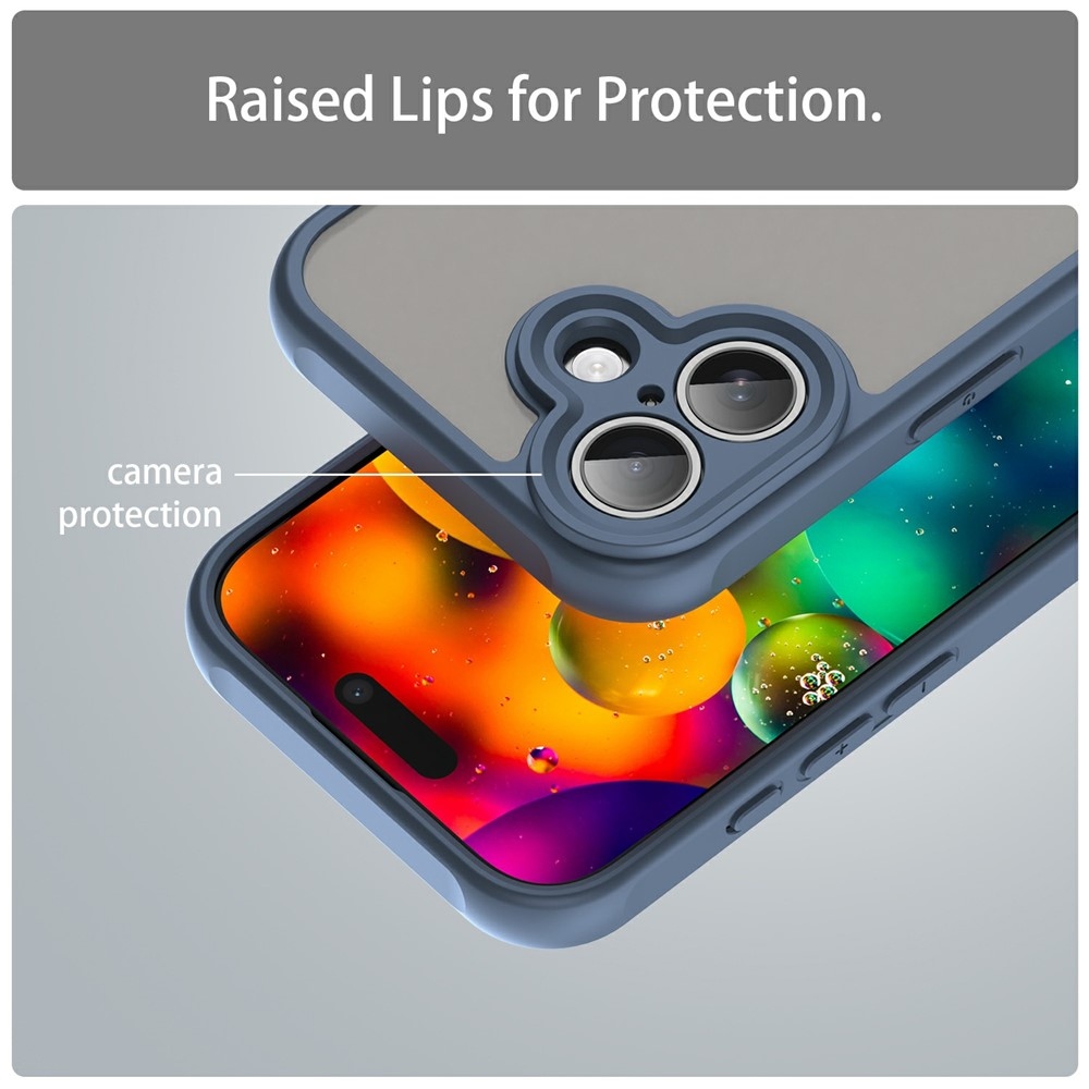Proof gélový obal s pevným chrbtom na iPhone 17 - modrý