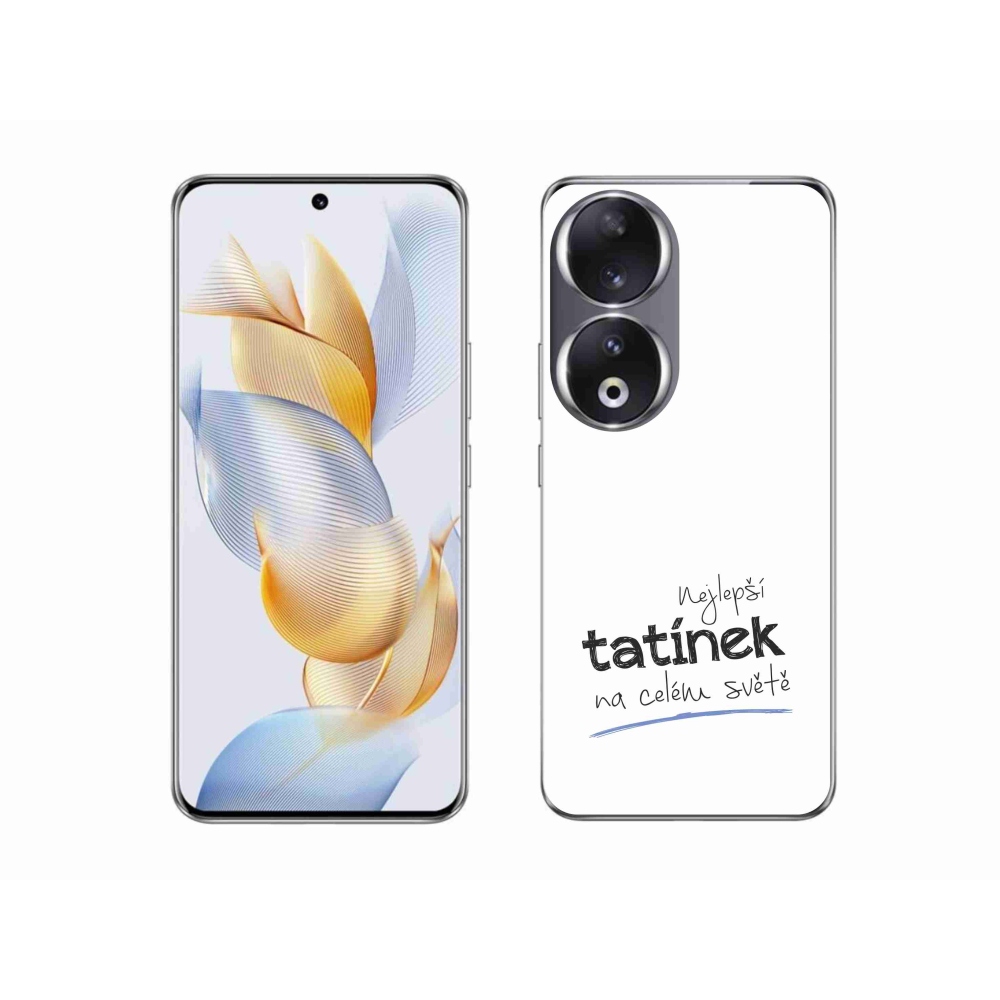 Gélový kryt mmCase na Honor 90 - najlepší otecko 4 biele pozadie