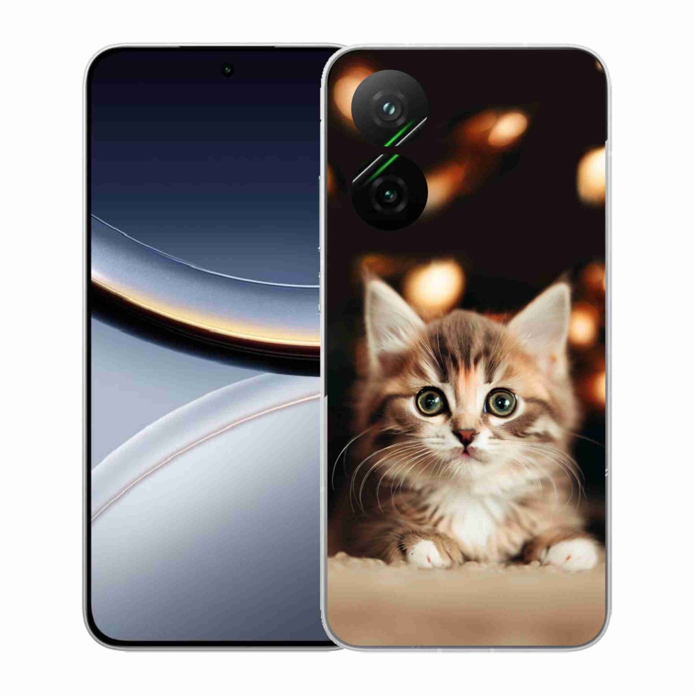 Gélový kryt mmCase na Xiaomi Poco F7 5G - roztomilé mačiatko 2