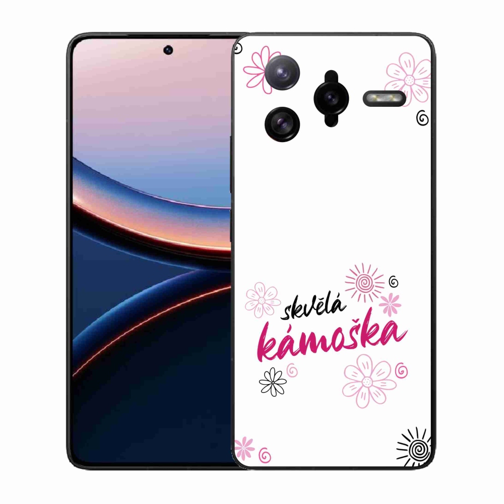 Gélový kryt mmCase na Xiaomi Poco F7 Ultra - skvelá kamoška biele pozadie