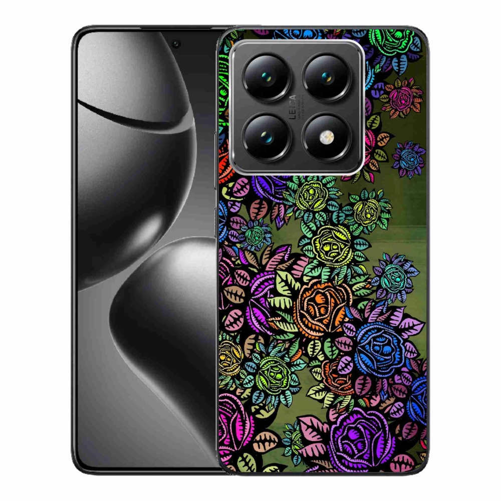 Gélový kryt mmCase na Xiaomi 14T - kvety 6