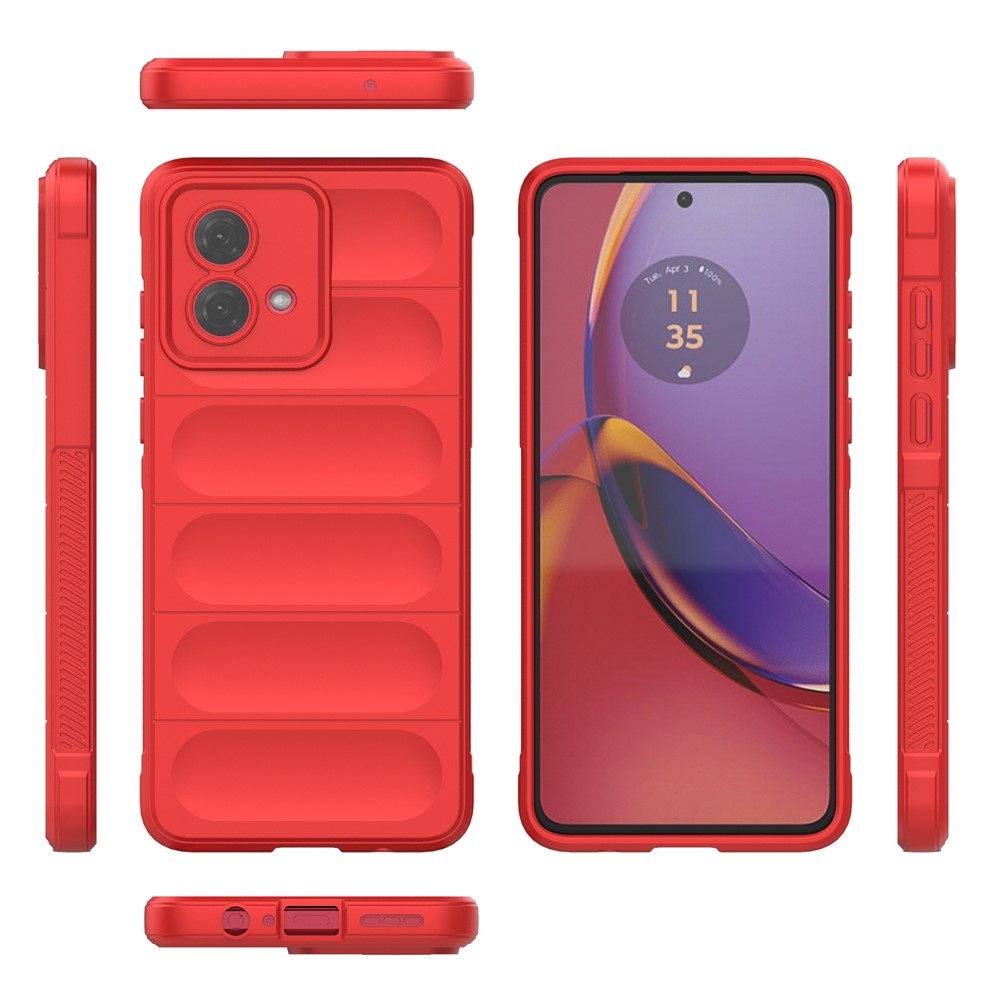 Rugg odolný gélový obal na Motorola Moto G84 5G - červený