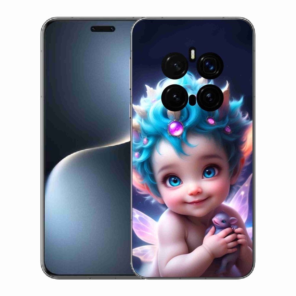 Gélový kryt mmCase na Honor Magic 7 Pro 5G - dieťa s motýlími krídlami