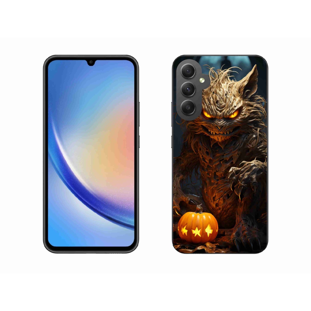 Gélový kryt mmCase na Samsung Galaxy A34 5G - halloweenska príšera