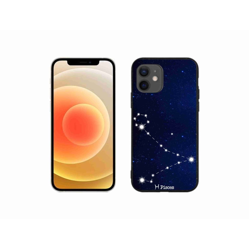 Gélový kryt mmCase na iPhone 12 mini - súhvezdie Ryby