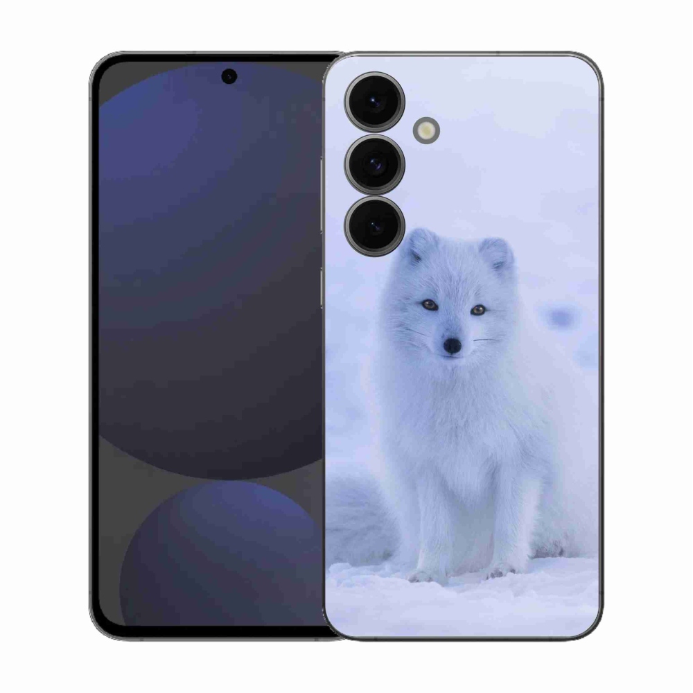 Gélový kryt mmCase na Samsung Galaxy S25 FE - polárna líška