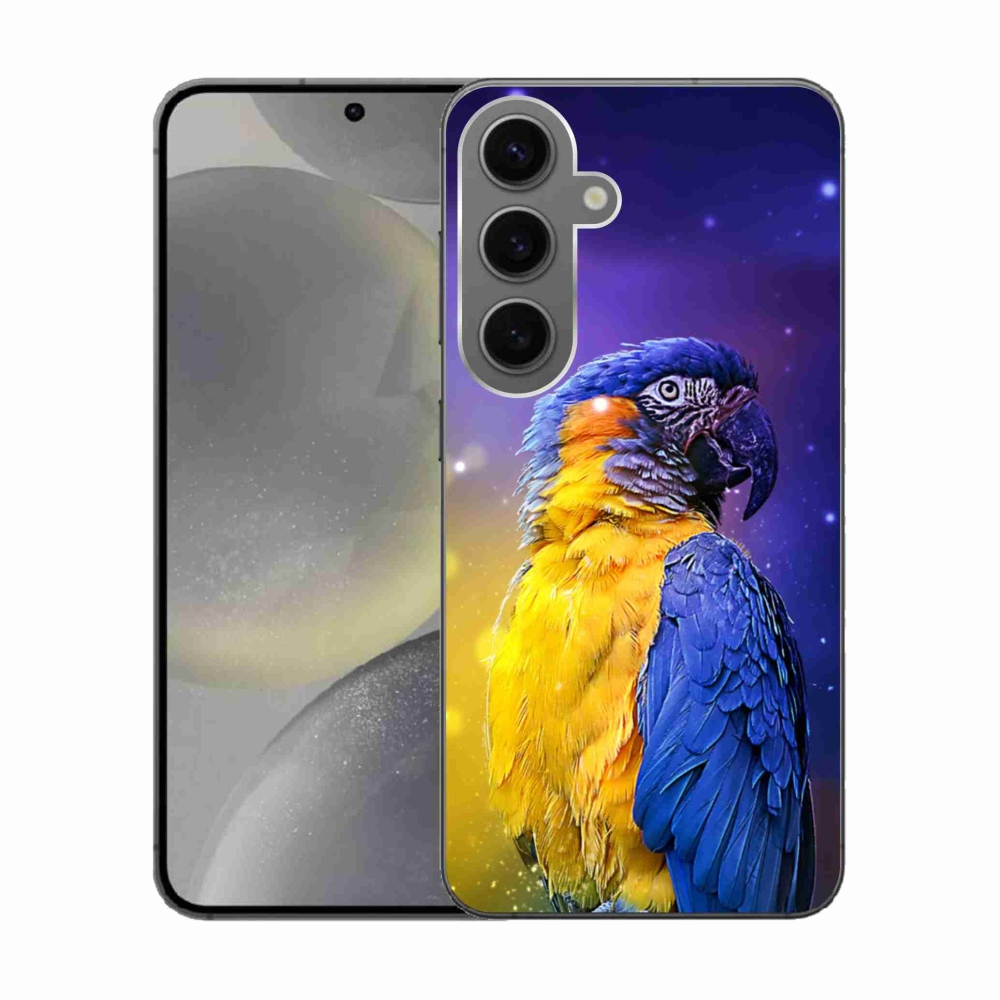 Gélový obal mmCase na Samsung Galaxy S24 - papagáj ara 1