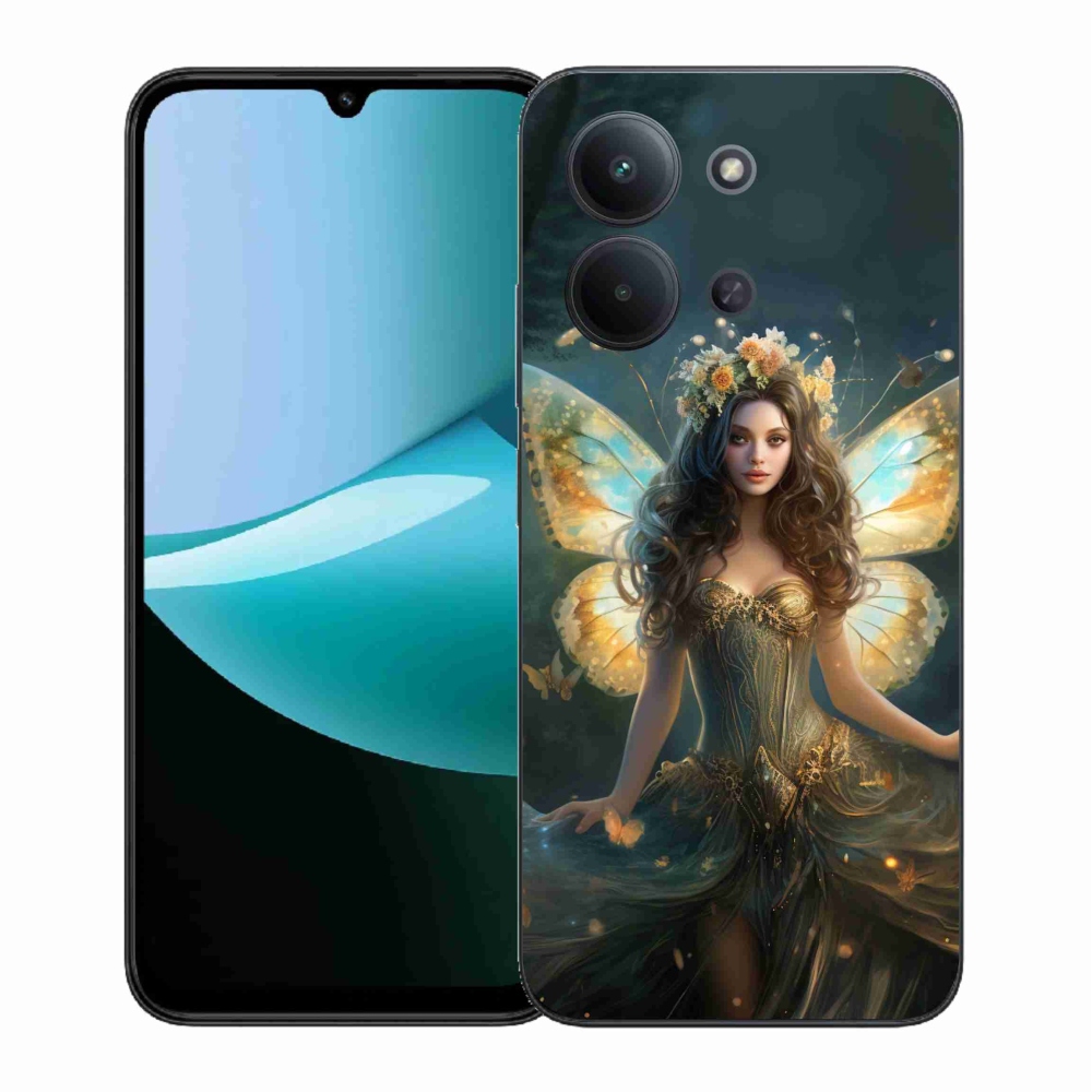 Gélový kryt mmCase na Xiaomi Redmi 15C 4G (171mm)/Poco C85 4G (171mm) - motýlia žena
