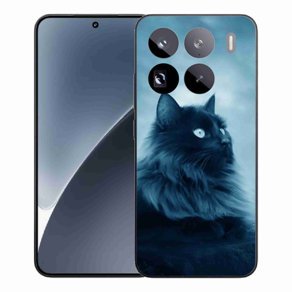 Gélový kryt mmCase na Xiaomi 15 Pro - čierna mačka 1