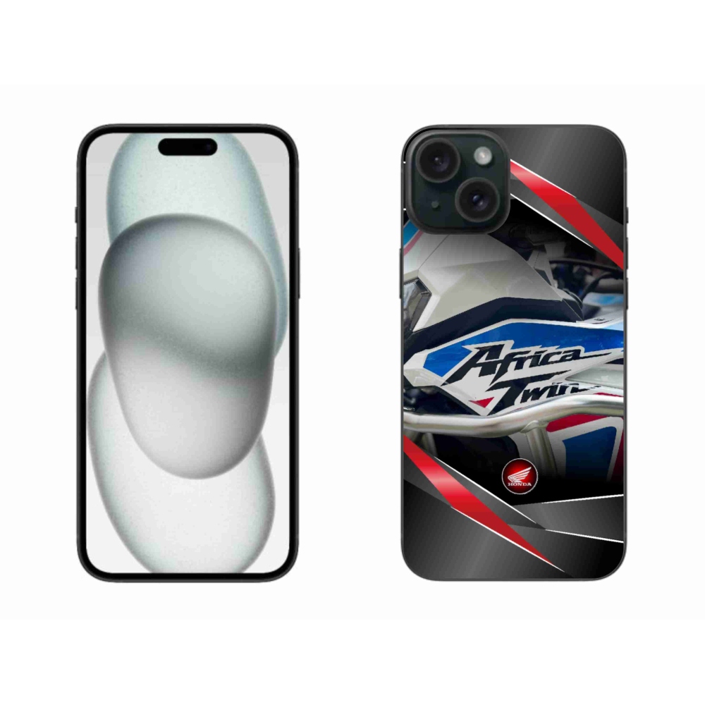 Gélový kryt mmCase na iPhone 15 Plus - motorka honda