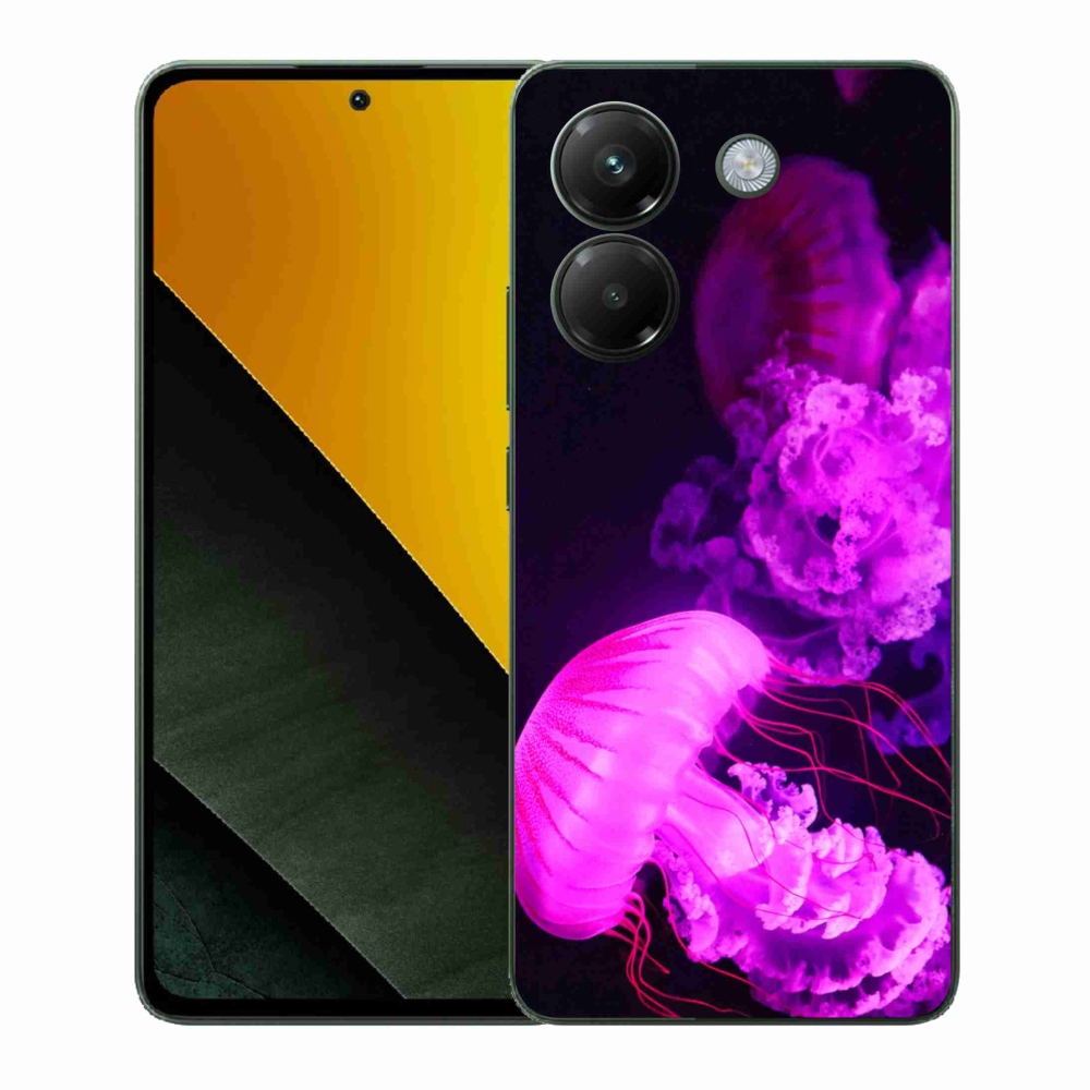 Gélový kryt mmCase na Xiaomi Poco M7 Pro 5G - medúza 1
