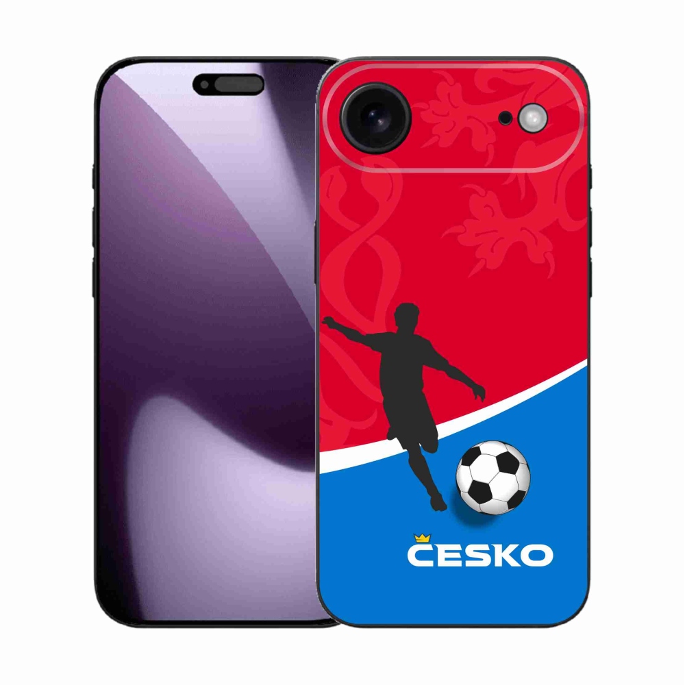 Gélový kryt mmCase na iPhone 17 Air - futbal Česko