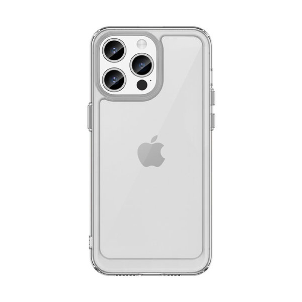Gélový obal s pevným chrbtom na iPhone 15 Pro Max - priehľadný